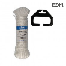 MADEJA TRENZADO NYLON 15MTS BLANCO GRANATE