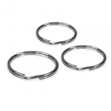 PACK 20 ANILLAS METALICAS PARA LLAVES DIAMETRO 2,7CM