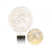 BOMBILLA DECORATIVA LED G80 25LED LIGHTS 37 LUMENS