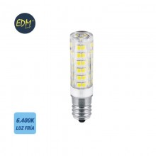 BOMBILLA PEBETERO LED E14 4,5W 400 LM 6400K LUZ FRIA EDM