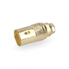 PORTALAMPARAS HIERRO LATON E-14 ENVASADO EDM