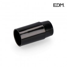 PORTALAMPARAS BK REFORZADO E-14 NEGRO ENVASADO EDM