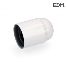 PORTALAMPARAS BK REFORZADO E-27 BLANCO ENVASADO EDM