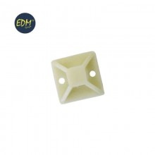 SOPORTE ADHESIVO PARA BRIDA BLANCO (25 UNI.) POR BLISTER