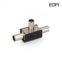DERIVADOR 1 CLAVIJA+2 BASES NEGRO BLIN. ENVASADO EDM