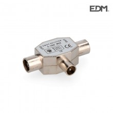 DERIVADOR 1 CLAVIJA+2 BASES METALICO EXTRA ENVASADO EDM