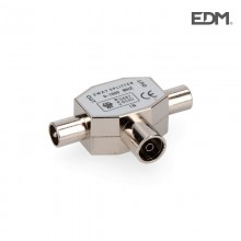 DERIVADOR 1 BASE+2 CLAVIJAS METALICO EXTRA ENVASADO EDM