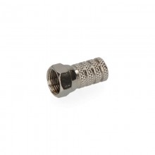 CONECTOR "F" PARABOLICA METALICO. CALIDAD SUPRA ENVASADO