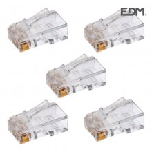 CLAVIJA TELEFONO 8 VIAS ADSL ENVASADAS CAT.5 (5 UDS)