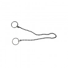 CADENA DE BOLAS CROMADA - LAVABO - 25CM - (ENVASADO)