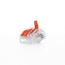 CONECTOR EMPALME 3 TOMAS DE 0,75 A 2,5MM ENVASADO 5UNI