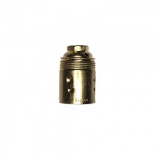 PORTALAMPARAS HIERRO LATON E-14 RETRACTILADO EDM